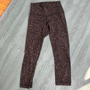 Brown lulu lemon leggings
